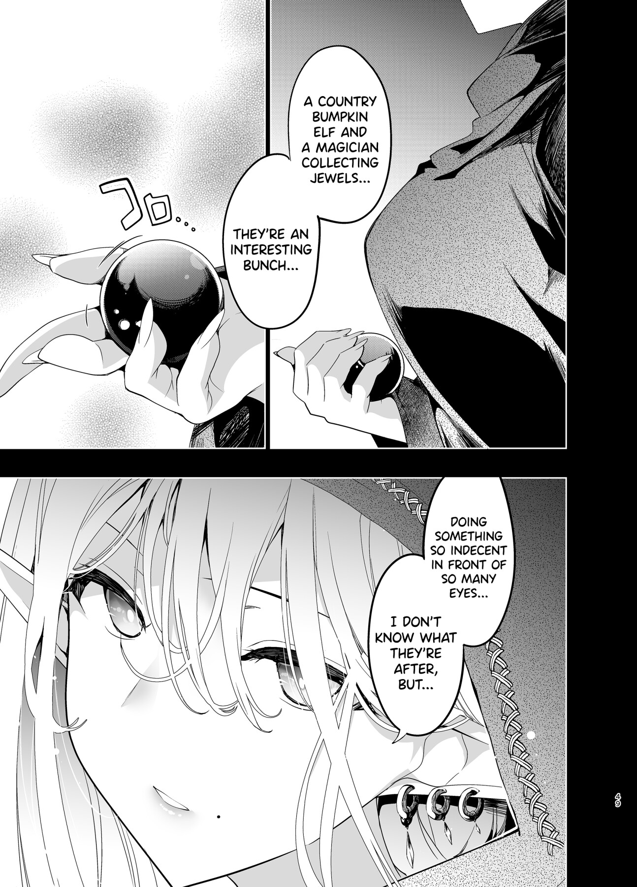 Hentai Manga Comic-A Book About Putting a Lewd Seal On an Elf Girl LEVEL:5-Read-48
